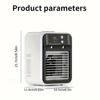 Fan Portable Air 3-In-1 Fan with 2 Mist Speeds – Personal Mist Cooler for Bedroom, Office & Camping Fan 2026